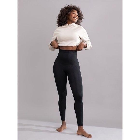 Empetua High-Waisted‎ Shaping Leggings Tummy Control Comfort 42075 Black Size XL - Picture 1 of 13